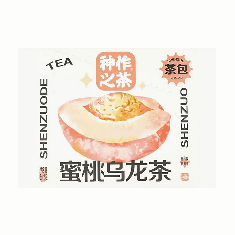 神作之茶 蜜桃乌龙茶 水果茶茶包 3g x 15包入