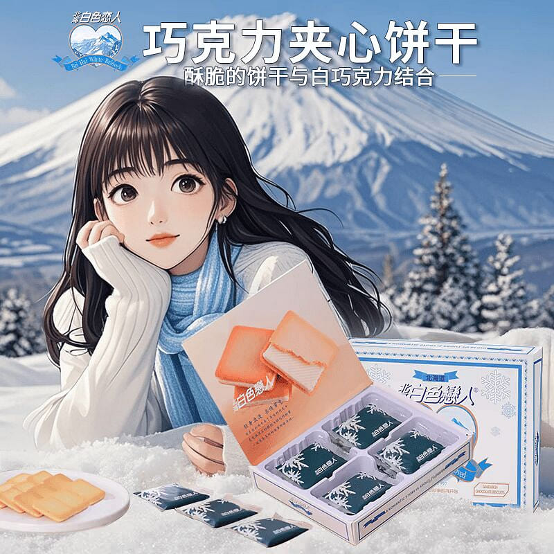 Domestic White Lover Sandwich Chocolate Cookies 120 g