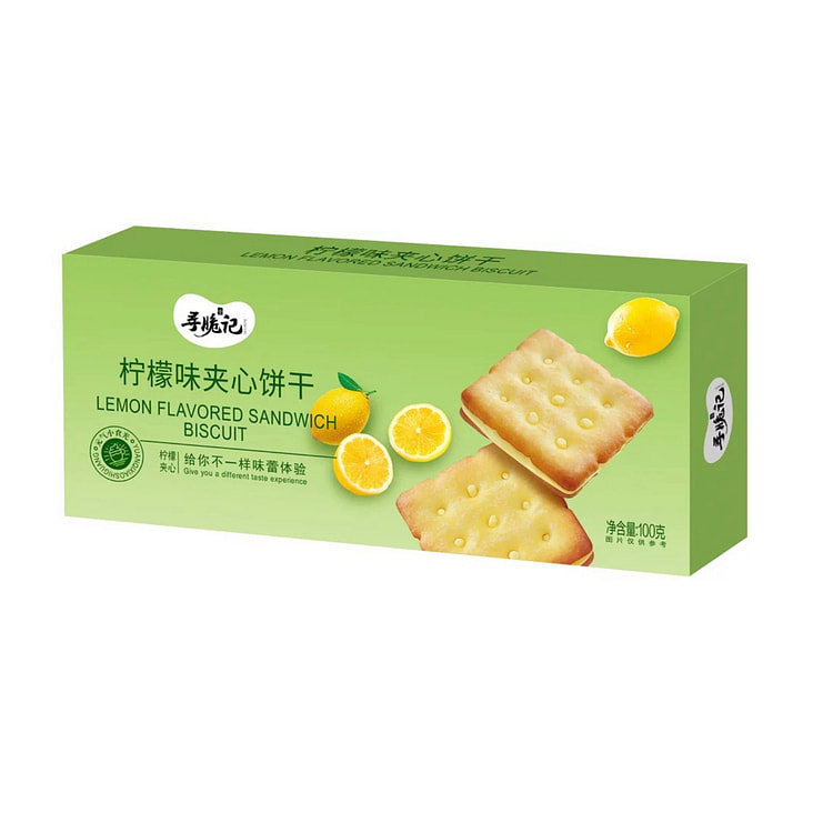 寻脆记夹心饼干柠檬味 100 克