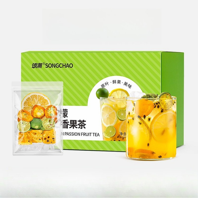 颂潮金桔青桔柠檬百香果茶105g*1盒 105 克