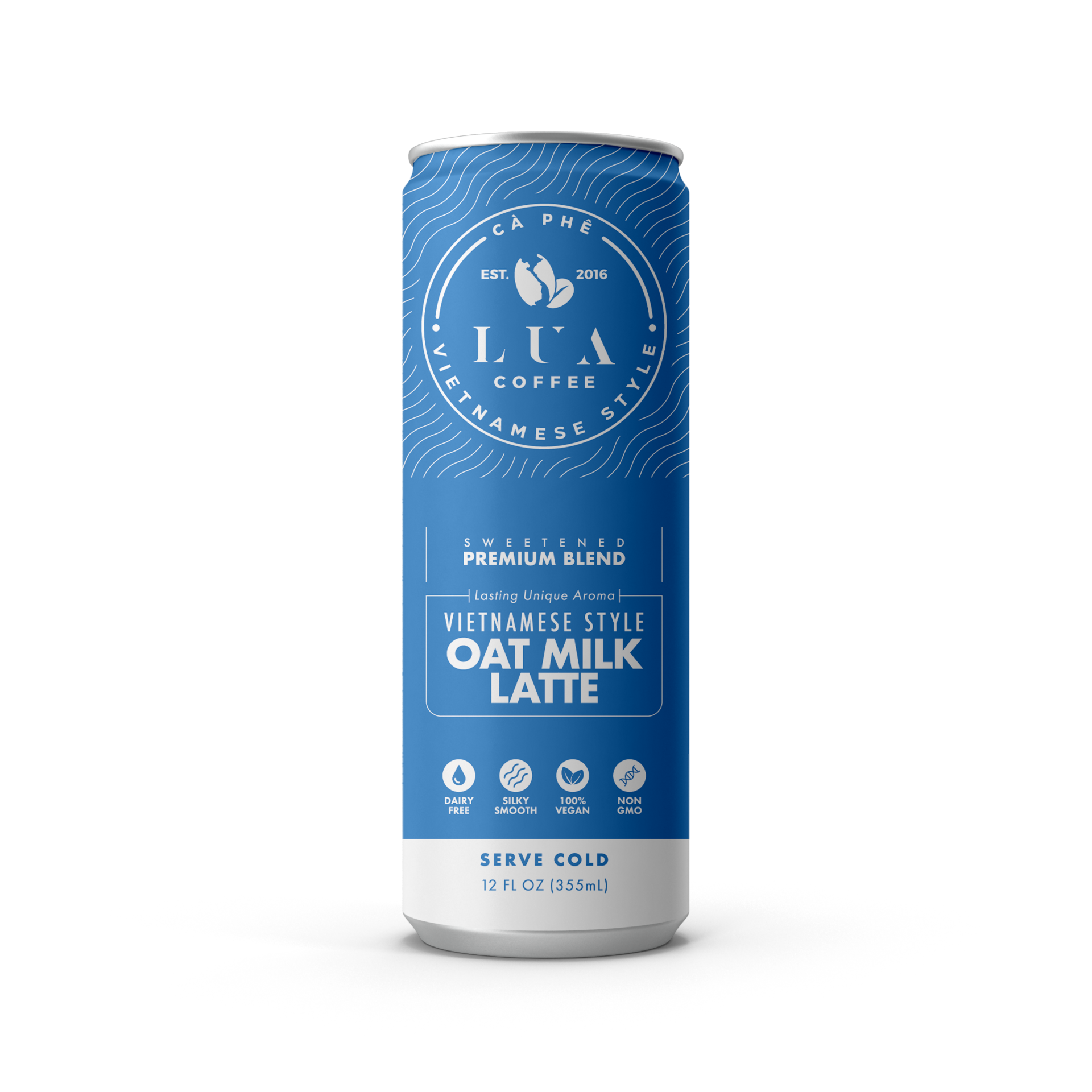 Lua Coffee - Oat Milk Latte 12 액량 온스