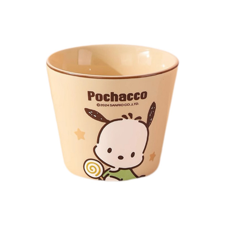 三丽鸥陶瓷茶杯 可爱喝茶水杯 耐高温-帕恰狗 1个 220 毫升