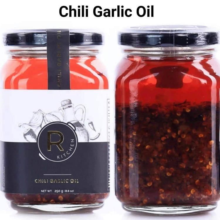 RKitchen Chili Garlic Oil Gourmet Bottle 250 g