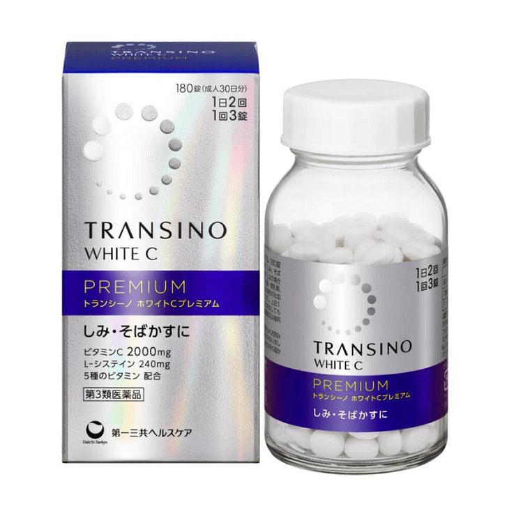 Transino White C Premium 180 tablets 1 bottle