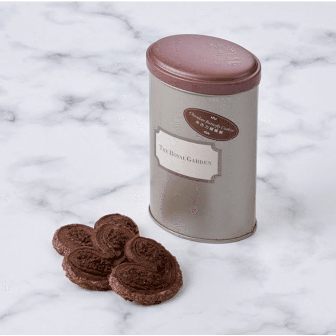 THE ROYAL GARDEN HK Chocolate Butterfly Cookies (Palmiers) 120 g