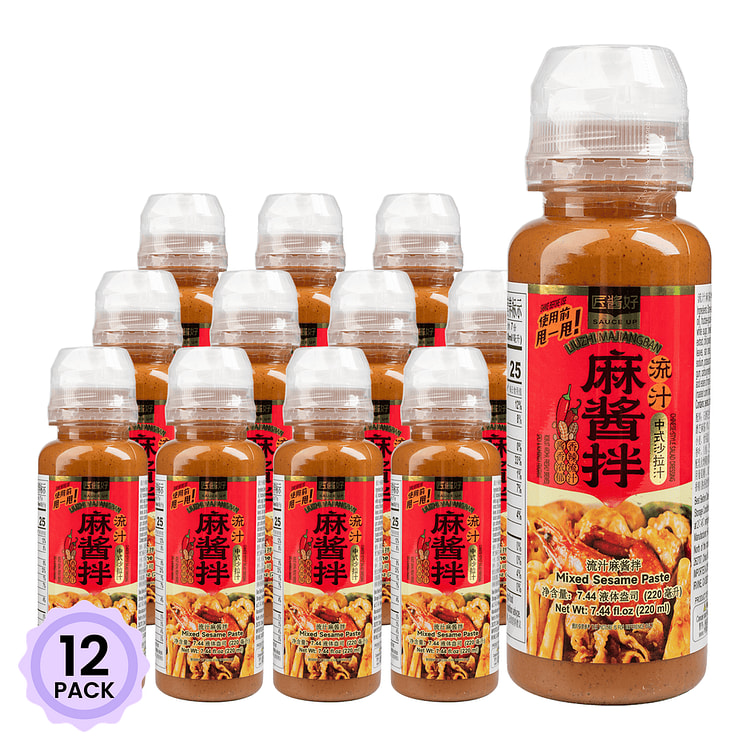 盒马 匠酱好 流汁麻酱拌 220 毫升*12 包