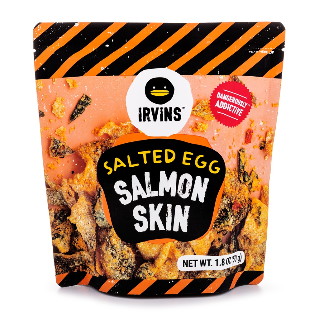 Irvins 咸蛋黄三文鱼皮 50 克