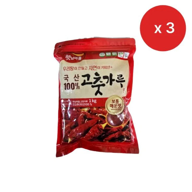 (Bundle) Haetnim Maeul Korean Red Pepper Powder 3000 g