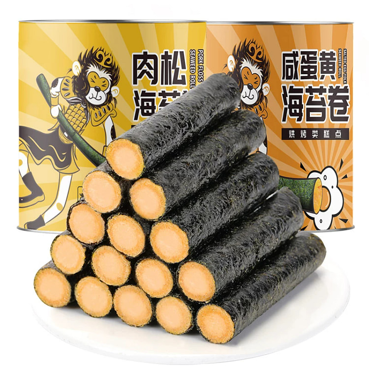 海苔肉松卷夹心海苔脆海苔卷海味100g*1罐 100 克