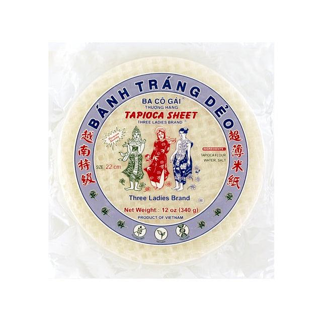 Three Ladies Brand Tapioca Sheet Small 22cm 1 each