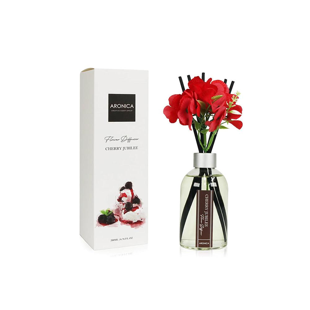 ARONICA Flower Diffuser - Cherry Jubilee 200mL(6.76 fl oz) 1 each