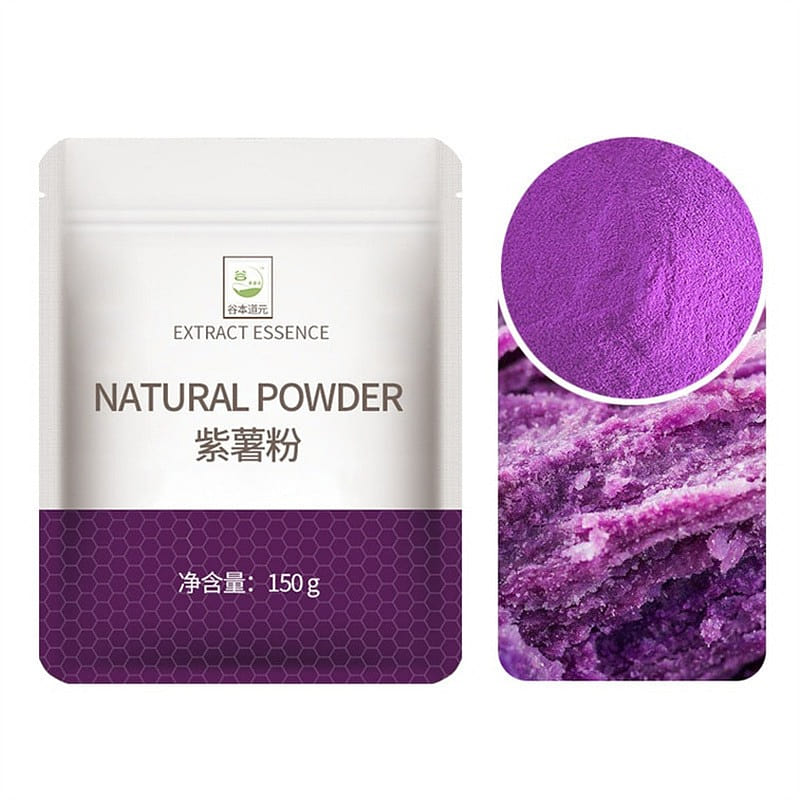 谷本道元 紫薯粉 烘焙原料调色芋圆面包蒸馒头水果粉 150 克