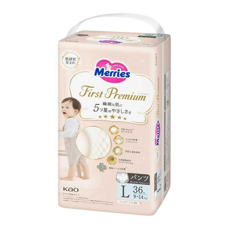 KAO Merries Premium L 9-14kg 36p 1 pack