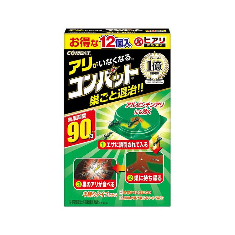 KINCHO 金鸟 Combat 灭蚁剂 12片
