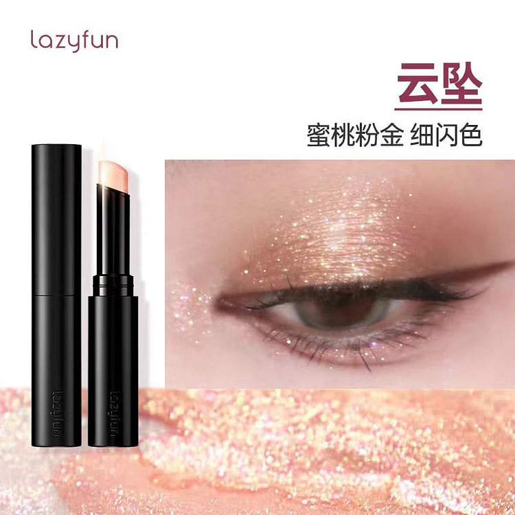 Eyeshadow stick with a powder-free crystal jelly