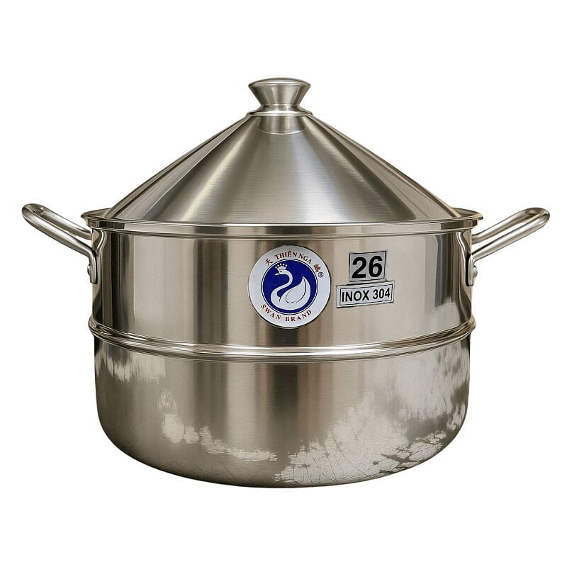 Swan Banh Cuon Steamer 26cm (SUS 304) 1 each