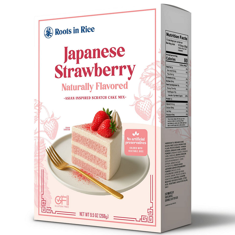 日式草莓蛋糕预拌粉 1 盒