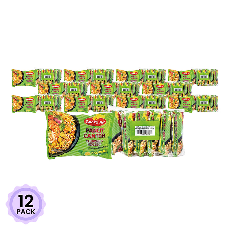 Lucky Me Pancit Canton Kalamansi 60g*6 360 g*12 pack