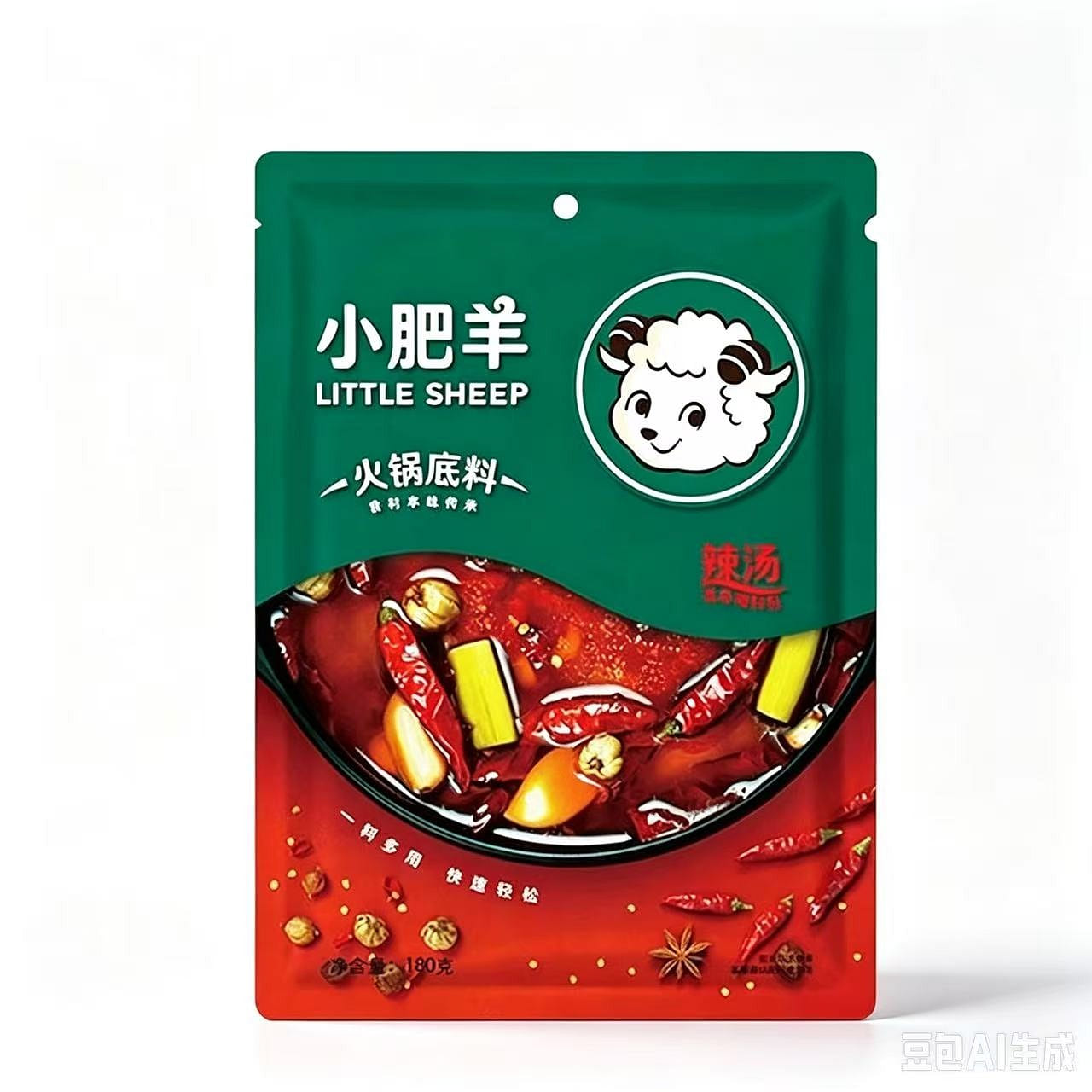 Xiao Fei Yang Hot Pot Base Spicy Soup 180g * 1 Pac 180 g