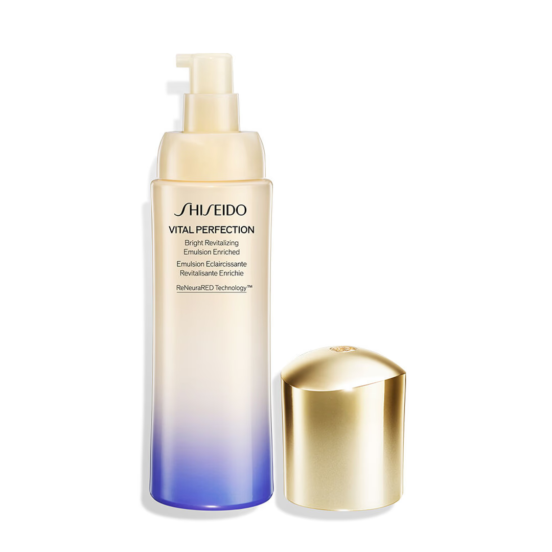 SHISEIDO VITAL PERFECTION 乳液 SHISEIDO Vital Perfection Bright Revital Emulsion Enriched - Weee!