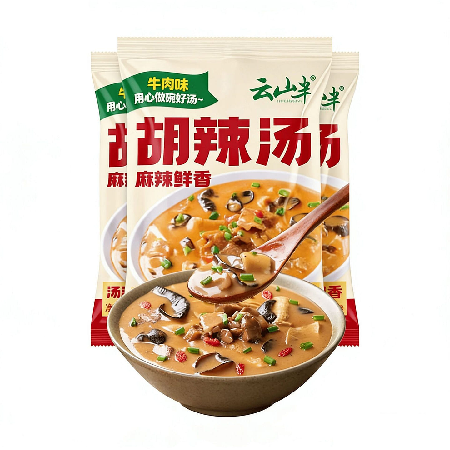 Yunshan Ban Spicy Pepper Soup Seasoning Pack 35 g*3 pack
