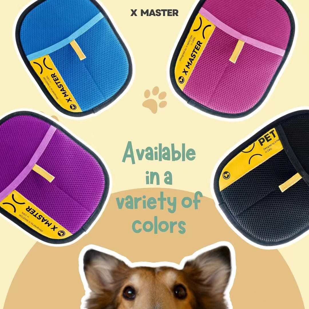 Pet Hair Remover Glove | Cat & Dog Grooming Mitt 1 each