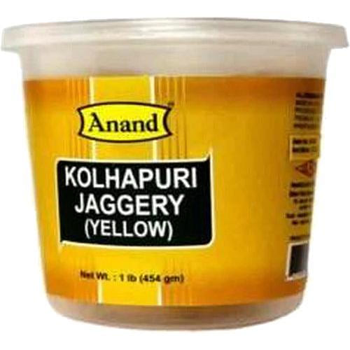 Anand Kohlapuri Jaggery – Yellow, 1 lb pack 1 lb