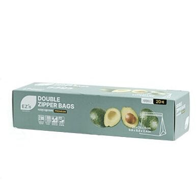 [EZ'N]韩国大号高端双轨加厚保鲜密封袋 20只 1 份