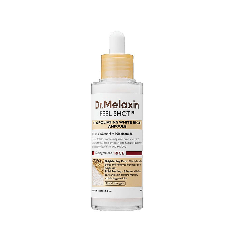 [Dr.Melaxin] Peel Shot White Rice Peeling Ampoule 80 ml