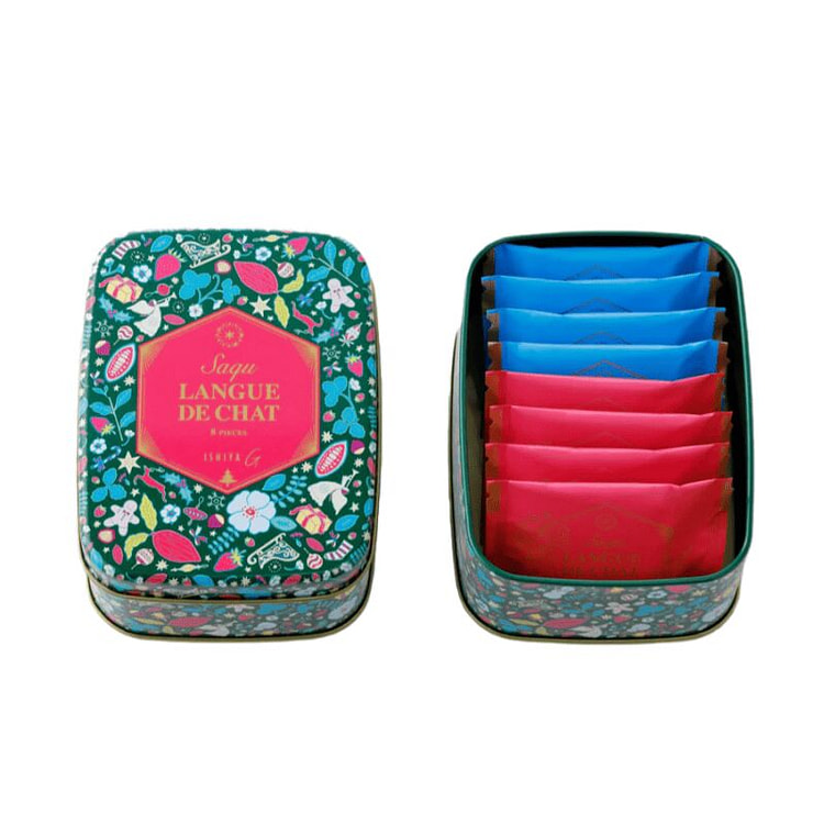 石屋制菓 双色巧克力猫舌饼干礼盒 8枚装 1 盒