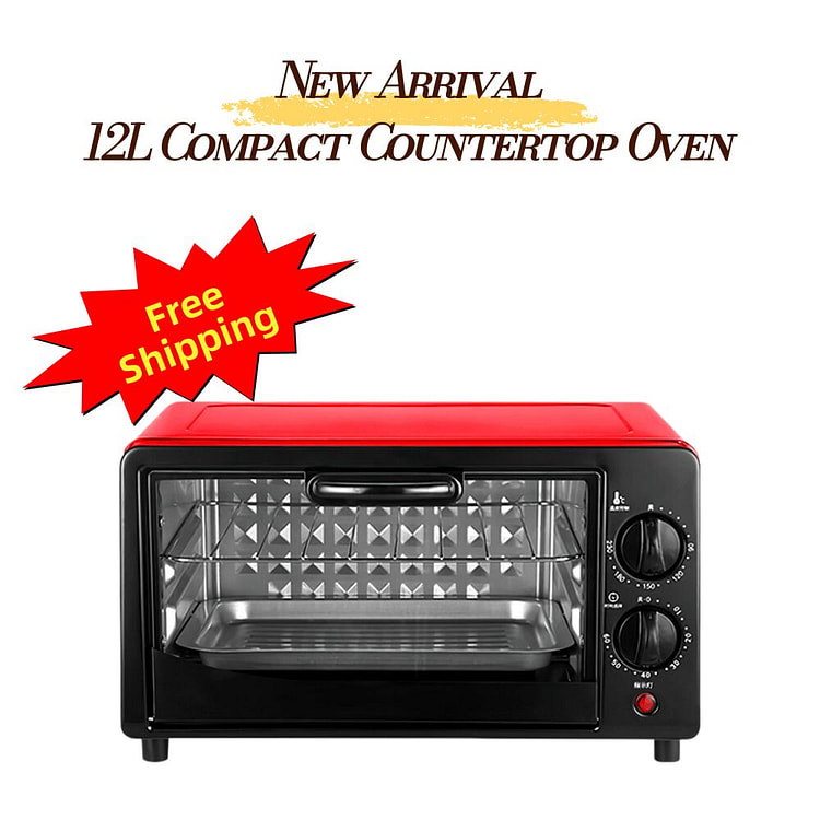 12L Compact Toaster Oven Mini Countertop Oven 1 bunch