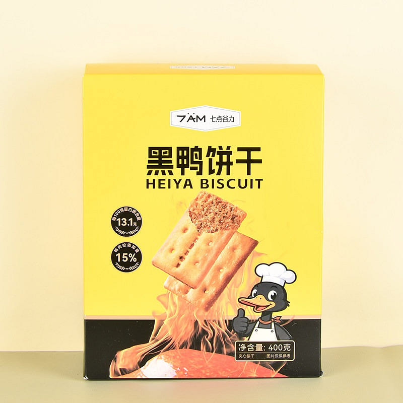 Black duck flavored sandwich biscuits, 400g*box 400 g