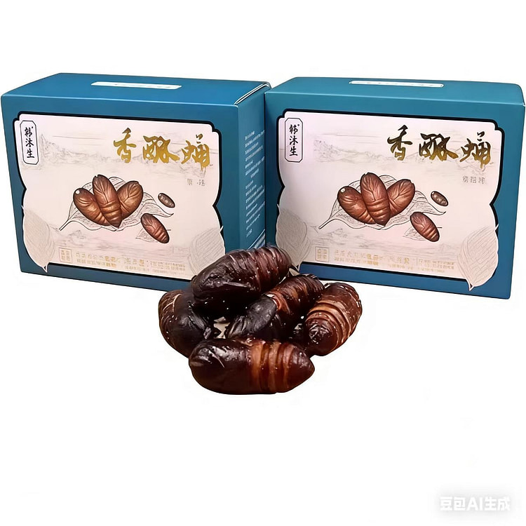 Han Muxiang Crispy Pupae 38g*2 boxes 76 g