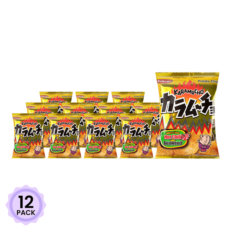湖池屋 薯片 香辣海苔味 54 克*12 包