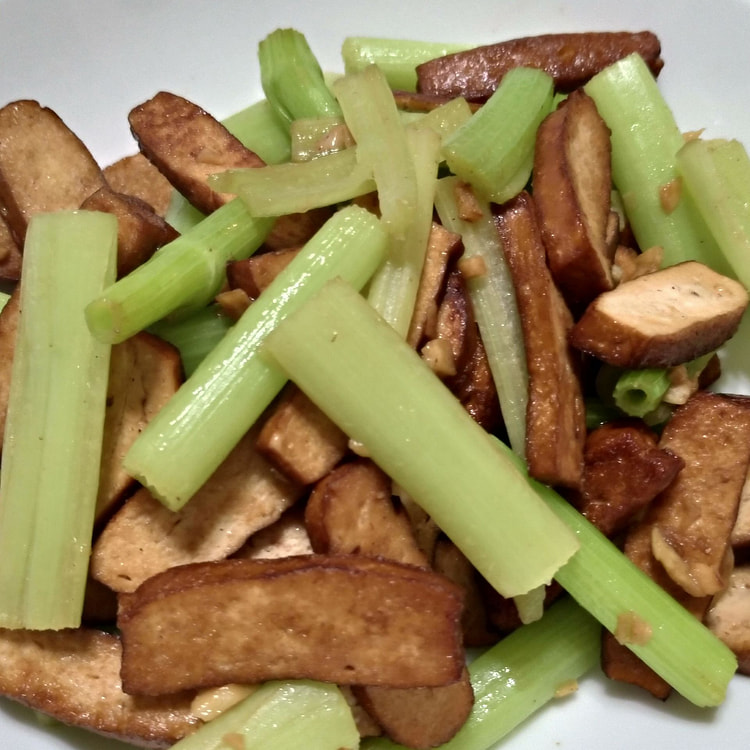 手作 芹菜豆干