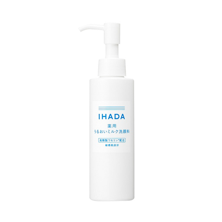 IHADA 敏感肌用凡士林修护洁面乳 140ml