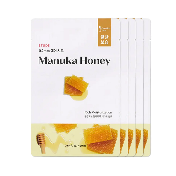 ETUDE 麦卢卡蜂蜜面膜 5 片装
