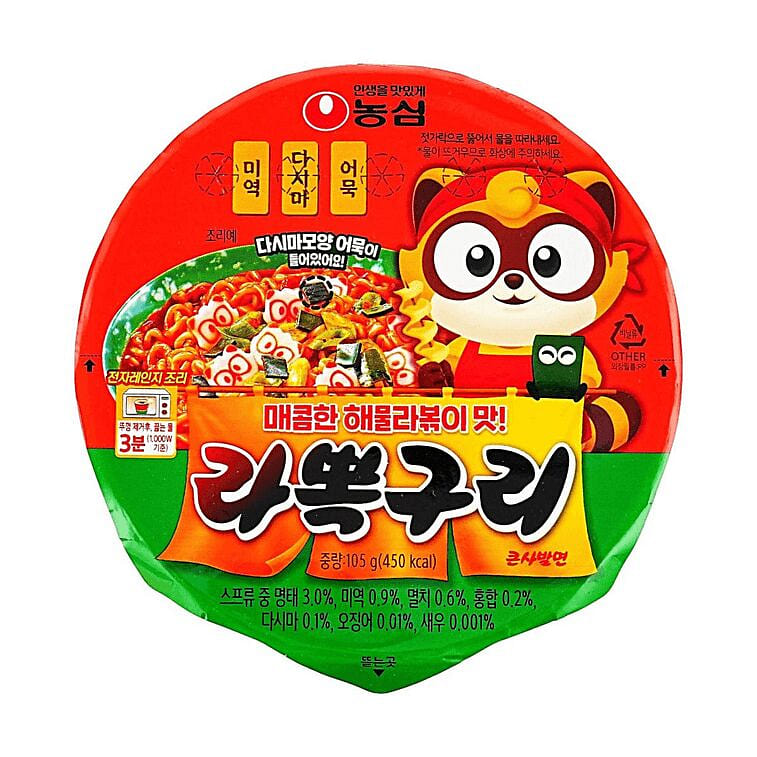 Nongshim Rabokguri Spicy Seafood Noodles – 105g 105 g