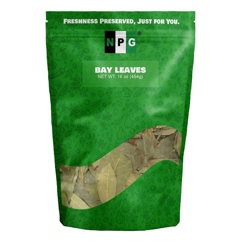 NPG Whole Dried Bay Leaves 1 LB 454 g