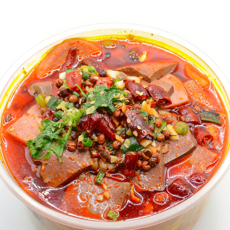 毛血旺 1lb 【午餐肉，肥肠，牛百叶等】