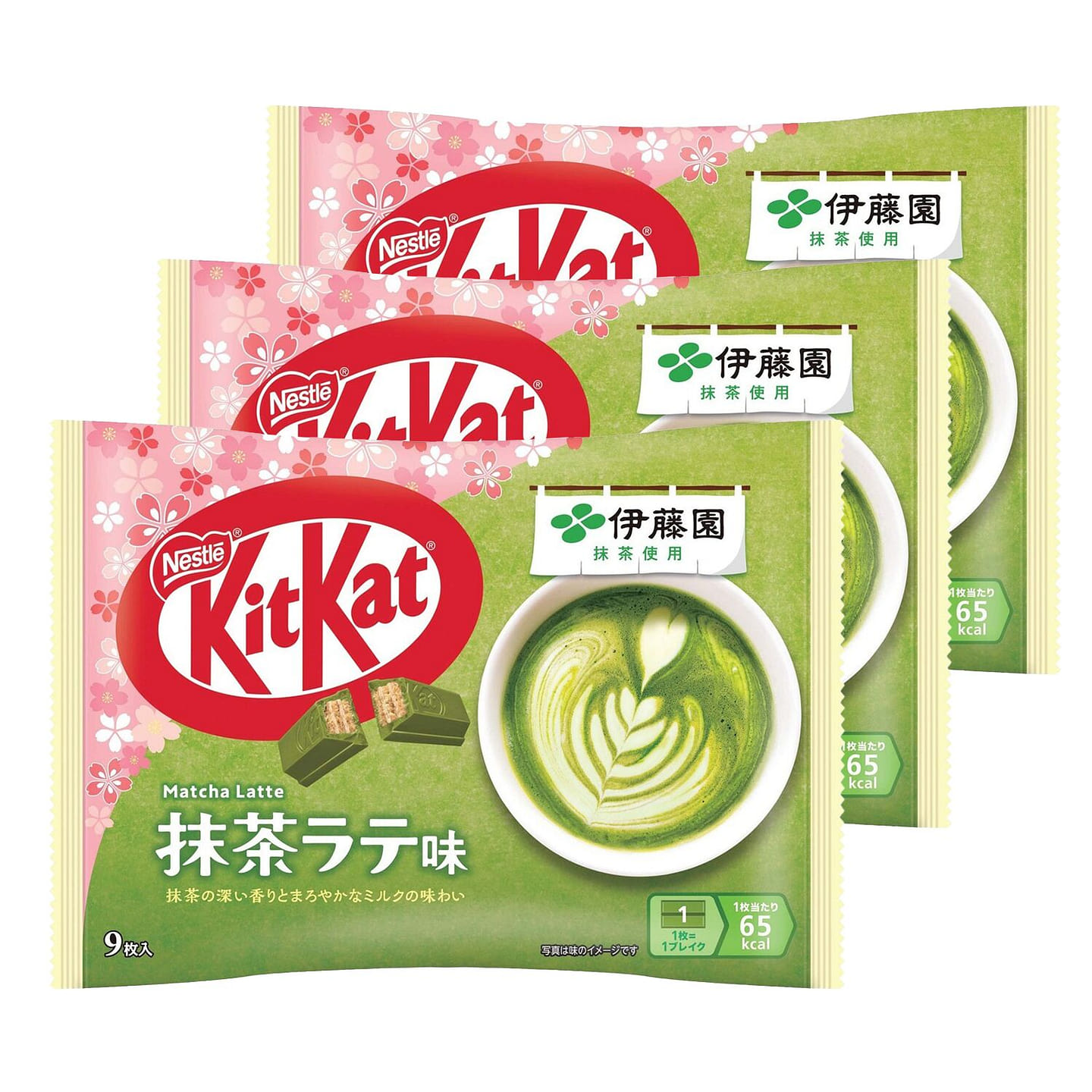 NESTLE KitKat (Itoen Matcha Latte Flavor) 27pcs 3 pack