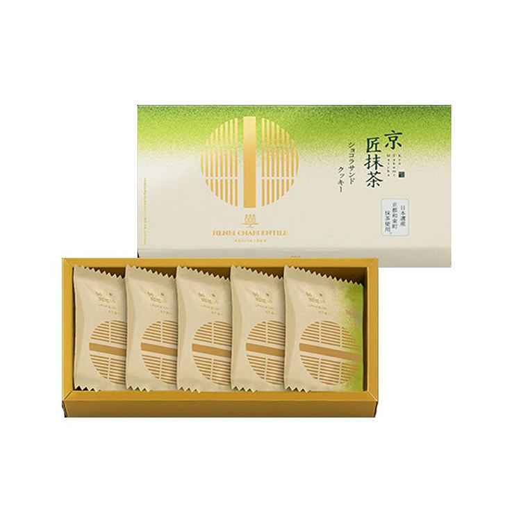京匠 抹茶巧克力 夹心饼干 5枚