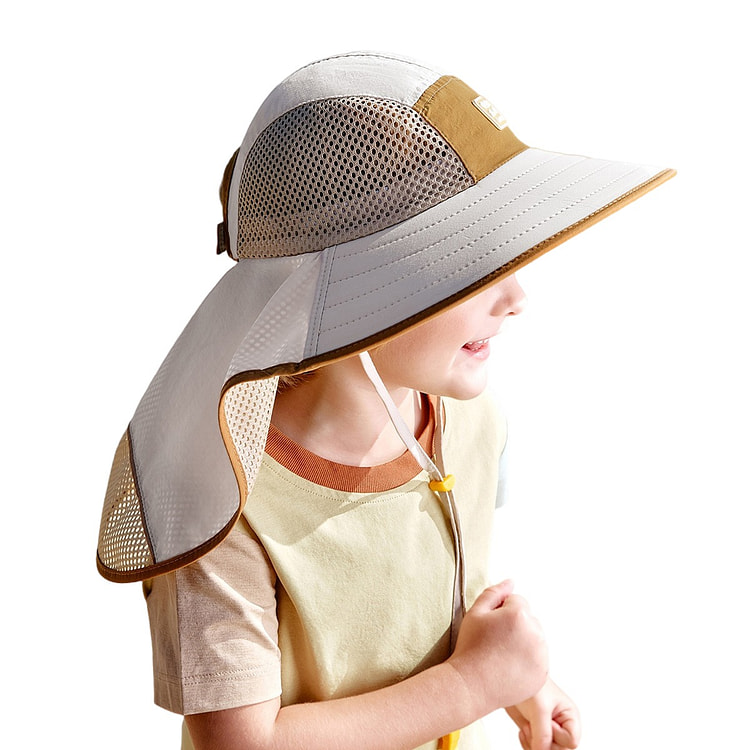 Children's sun hat Sun protection hat-miqiu Size L 1 each
