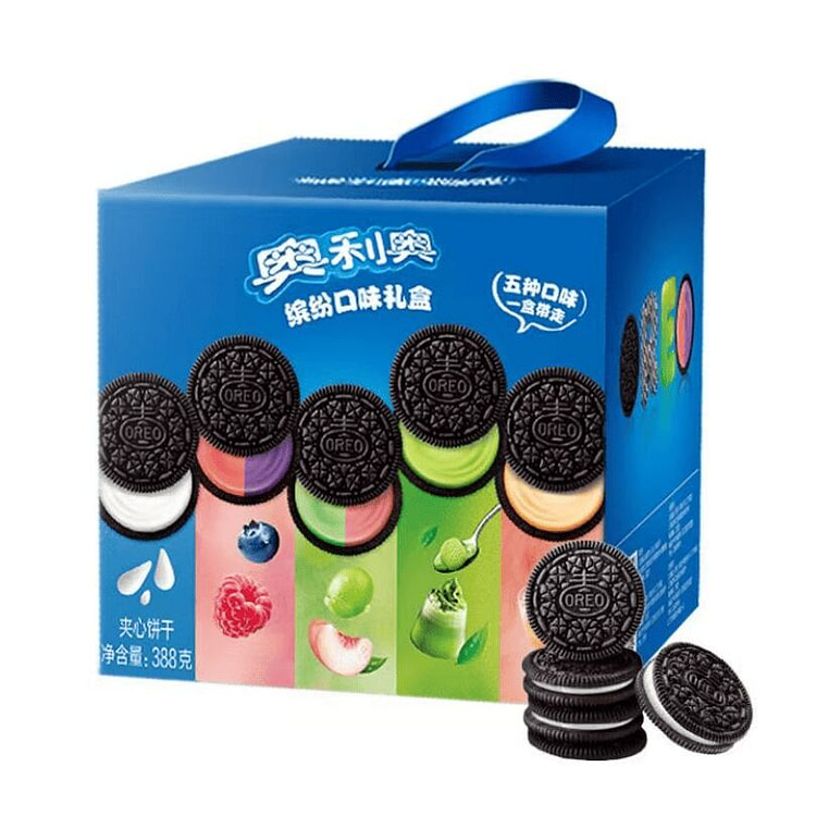 Oreo Assorted Cookies Portable Gift Box 388 g
