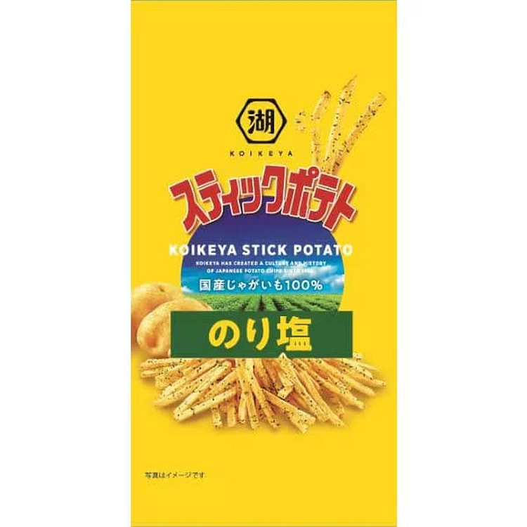湖池屋细条土豆海苔盐味 34g