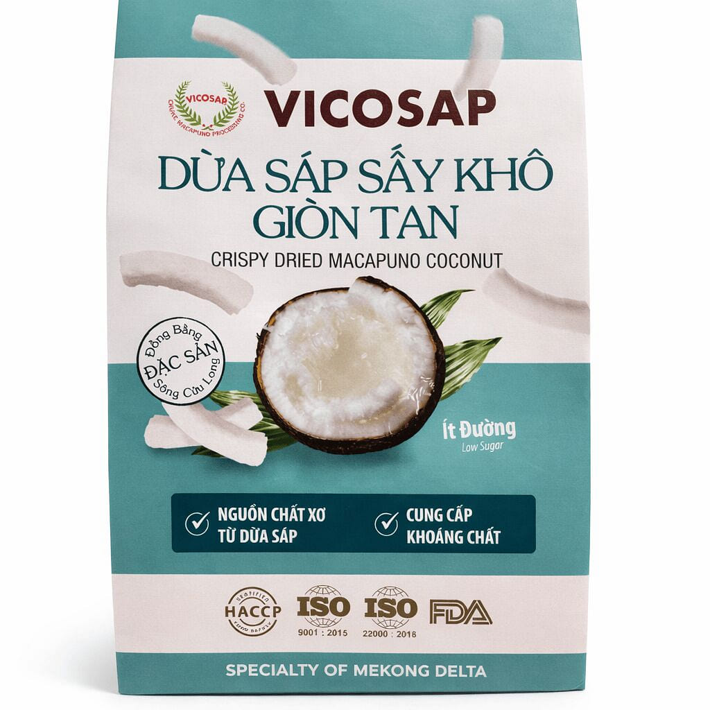 Crispy Dried Macapuno Coconut 1 box