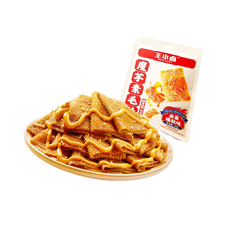 王小卤 麻酱素毛肚解馋小零食 90g*3袋