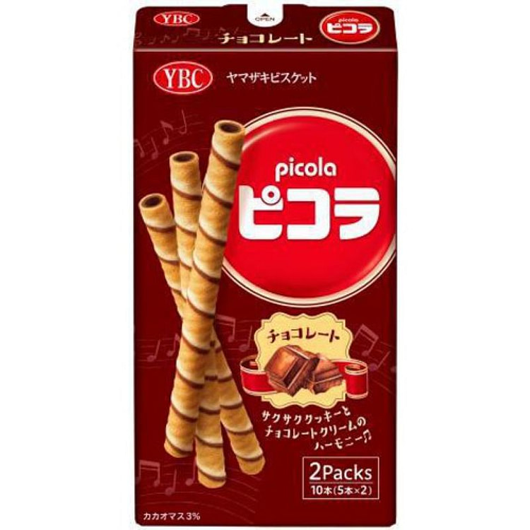 YBC Picola 酥脆奶油夹心蛋卷（巧克力味）
