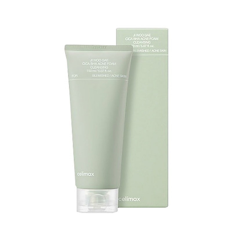 CELIMAX JI WOO GAE Cica BHA Acne Foam Cleansing