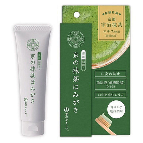 京都山长 抹茶牙膏 绿膏 清新口气 90g 1 份